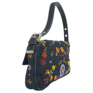 Fendi Bag Mamma Semi Beaded Shoulder Bucket